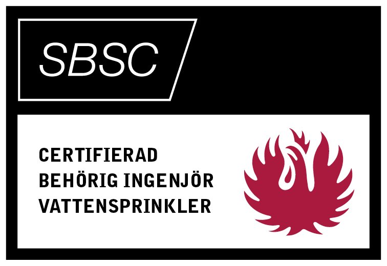 Behörig ingenjör vattensprinkler